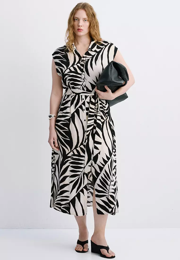 Printed Shirt Dress