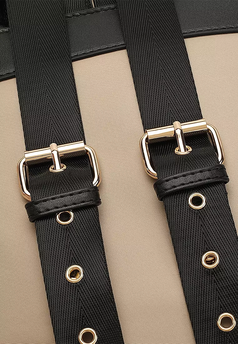 Women's Top Flap Backpack (Tas Ransel Wanita & Tas Punggung Wanita) - Cokelat