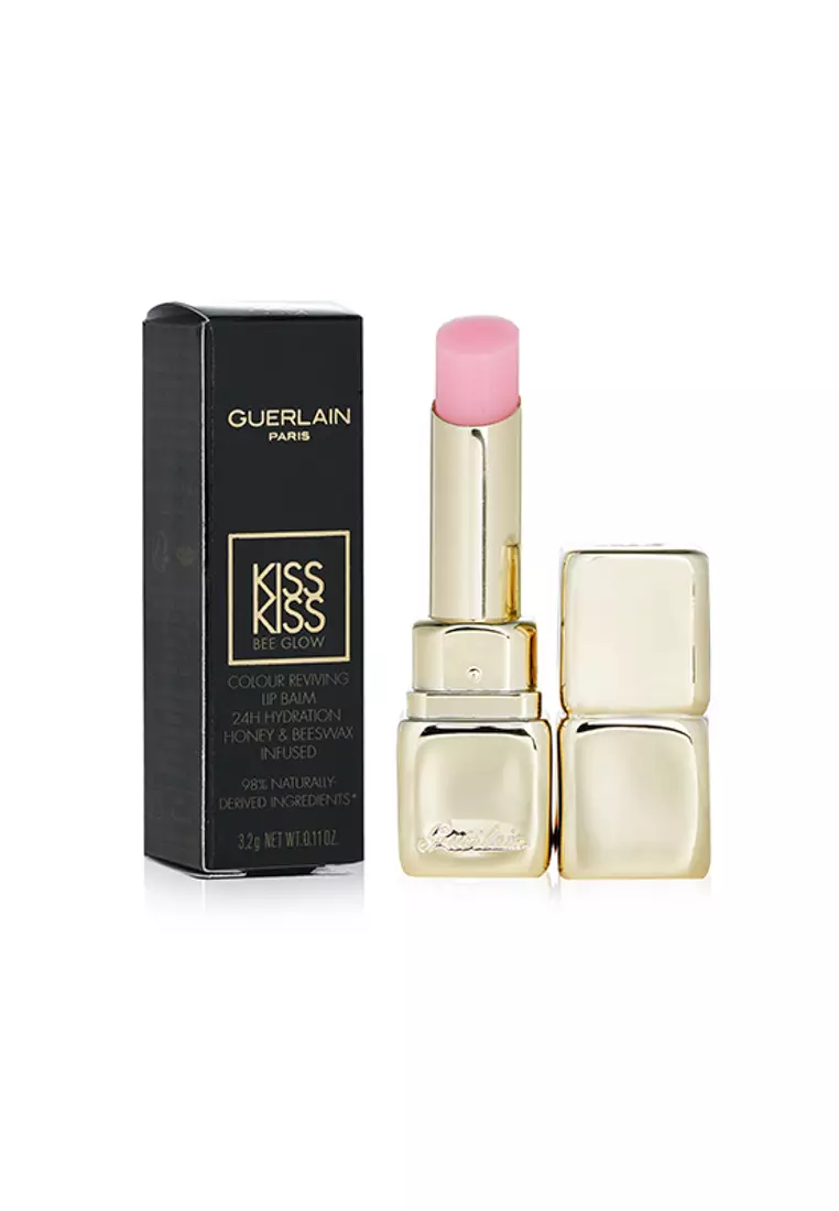 GUERLAIN - KissKiss Bee Glow Lip Balm - # 258 Rose Glow 3.2g/0.11oz