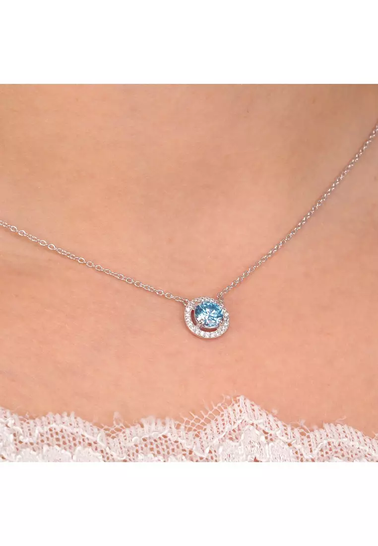 Morellato Tesori Magic of Ocean Aquamarine 40 + 5 cm Ladies Necklace SAIW94