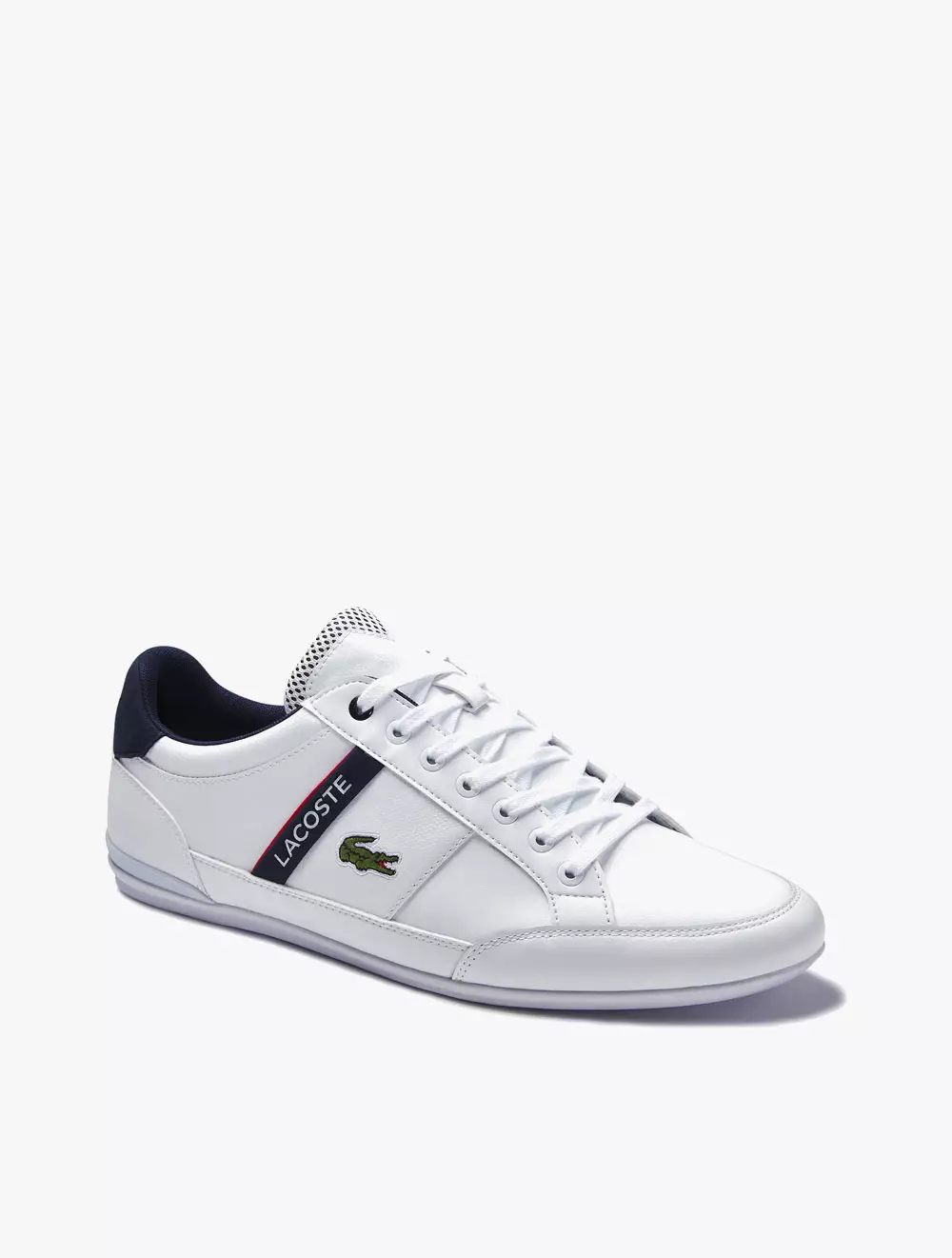 Men s Chaymon Textile and Synthetic Trainers White