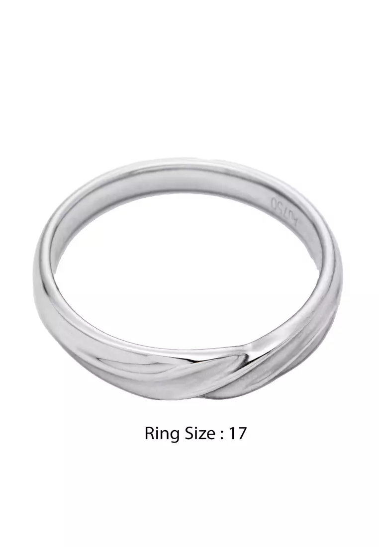 LITZ 18K White Gold  Diamond Ring YF-YR7314