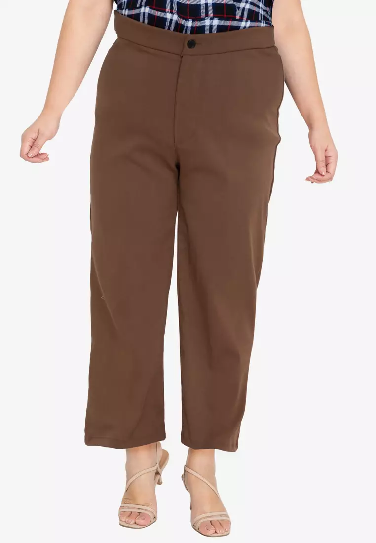 Wear-to-Work Stretch Pants Plus Size