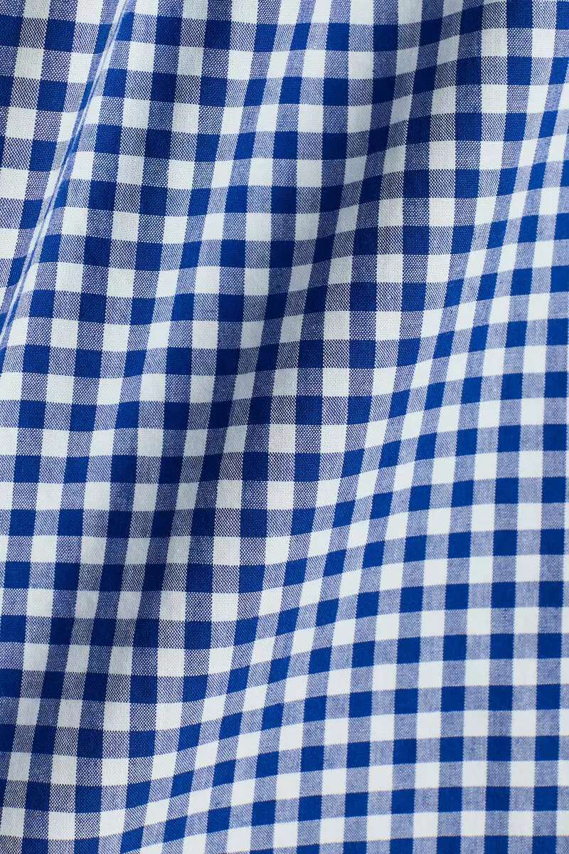 Cotton poplin strappy dress