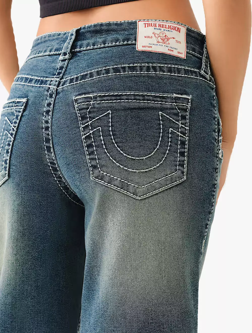 True Religion - Women Denim Pants - BOBBI BAGGY BIG T - Emerald