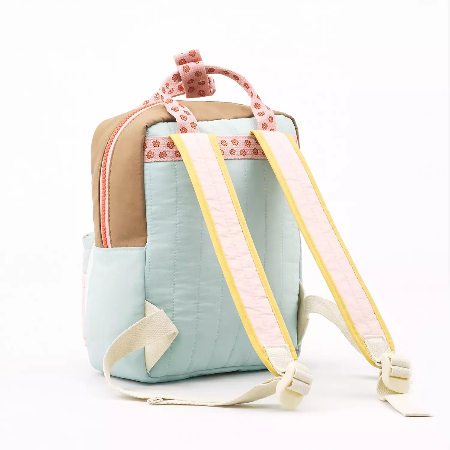 Wakakids Tas Ransel Anak Mini Backpack Sekolah Travelling Korean Style Motif Flower Puffy Venrz