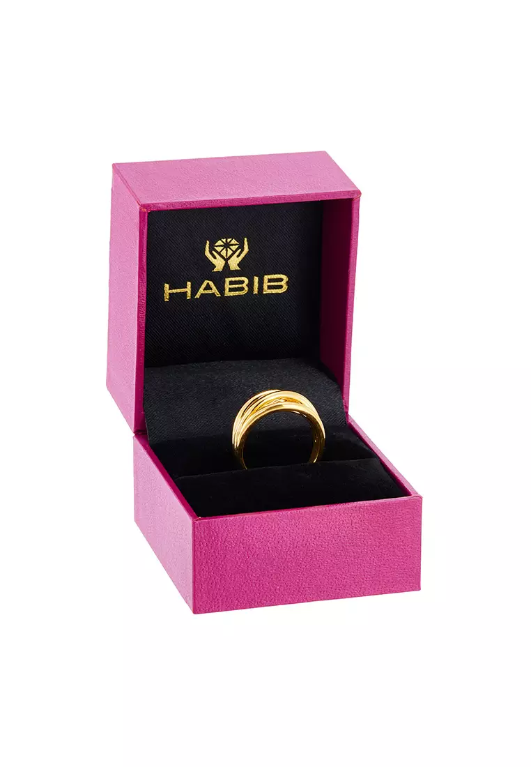 HABIB 999/24K Yellow Gold Ring 9GR00860425