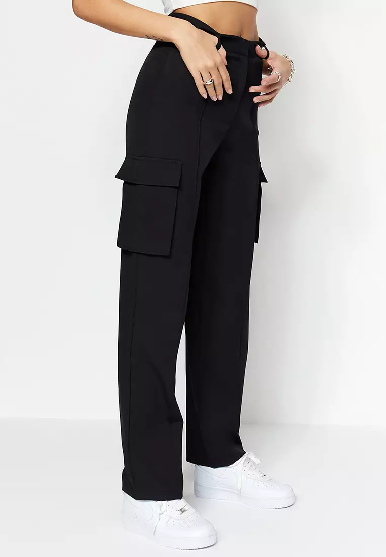 Gold Tab™ Cargo Pocket Nylon Pants - Black