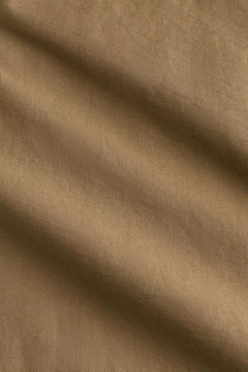 Tie-belt cargo trousers