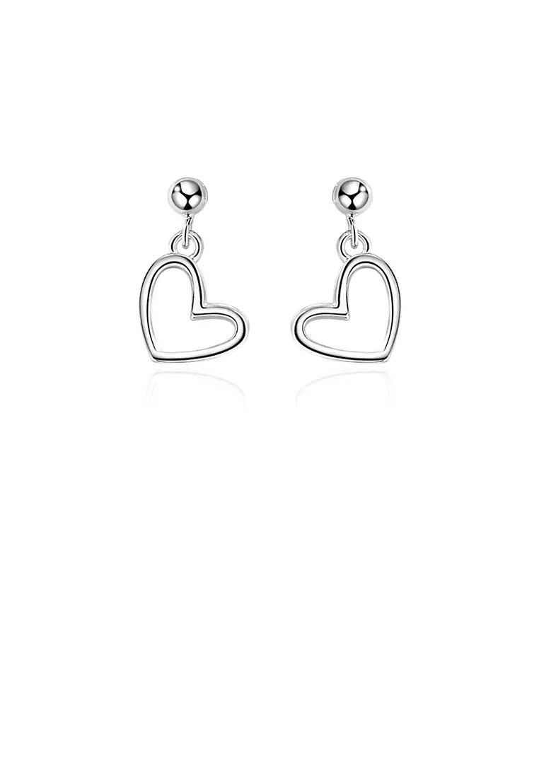 Buy Glamorousky 925 Sterling Silver Simple and Fashion Hollow