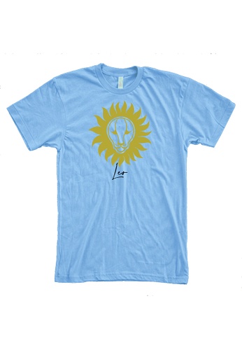 MRL Prints blue Zodiac Sign Leo T-Shirt Customized 2D326AA4E7967FGS_1