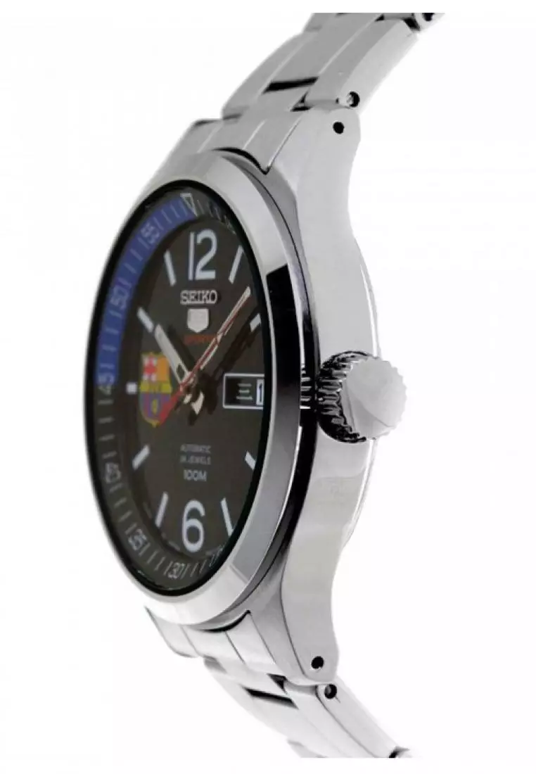 Jam Tangan Pria Seiko 5 Original Garansi Resmi Strap Stainless Steel Silver SRP301 SRP301K1 Silver