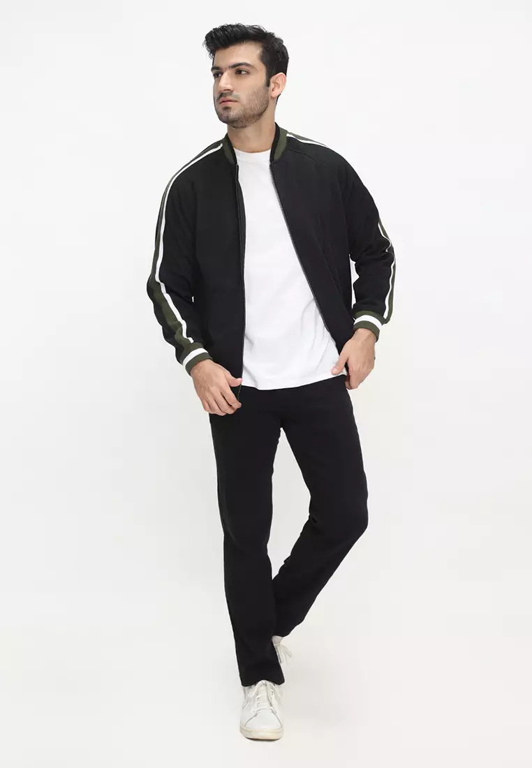 Jacket Cvc Raglan Flatknit