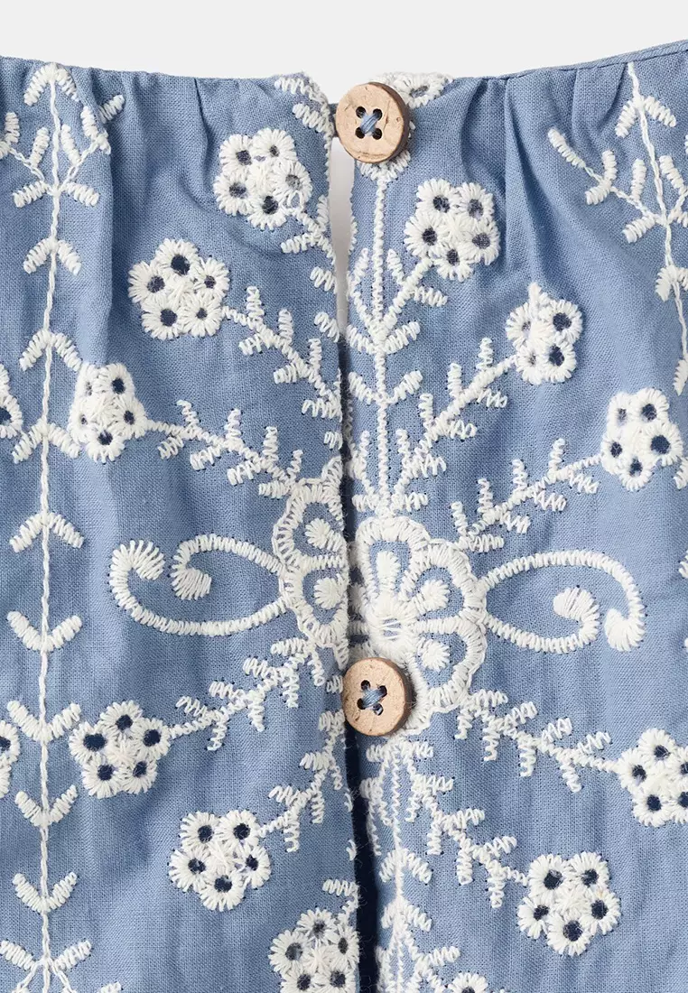 Long Embroidered Jumpsuit