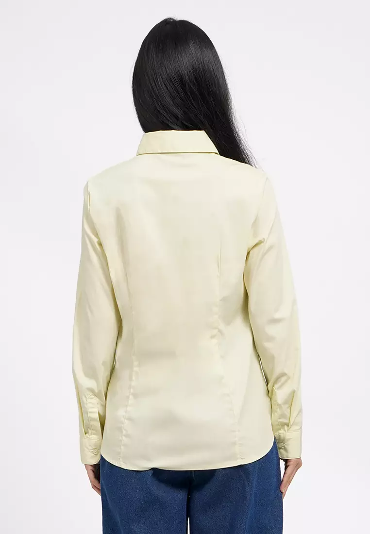 Basic Slim Fit Long Sleeve Shirt
