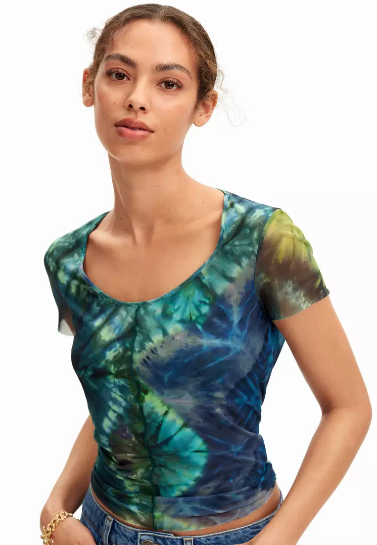 Tie-dye short-sleeve T-shirt 