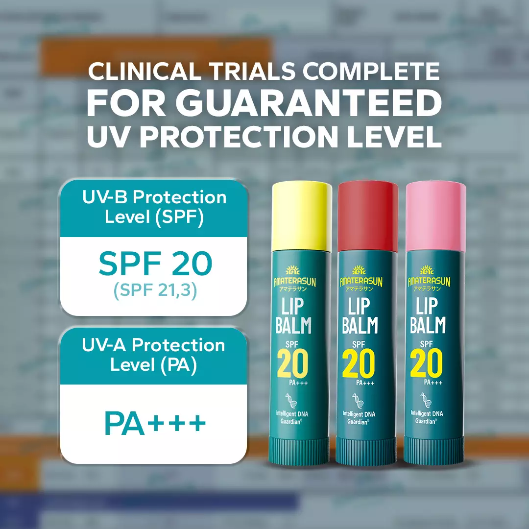 [BARU] AMATERASUN Sheer Tinted Lip Balm SPF 20 PA+++ PINK