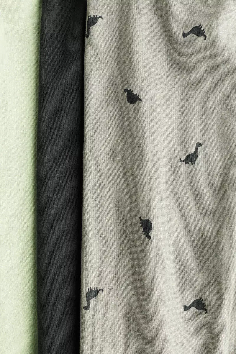 3-pack cotton jersey joggers