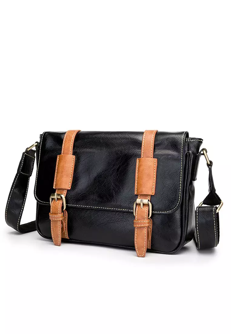 Vintage black crossbody bag cheap