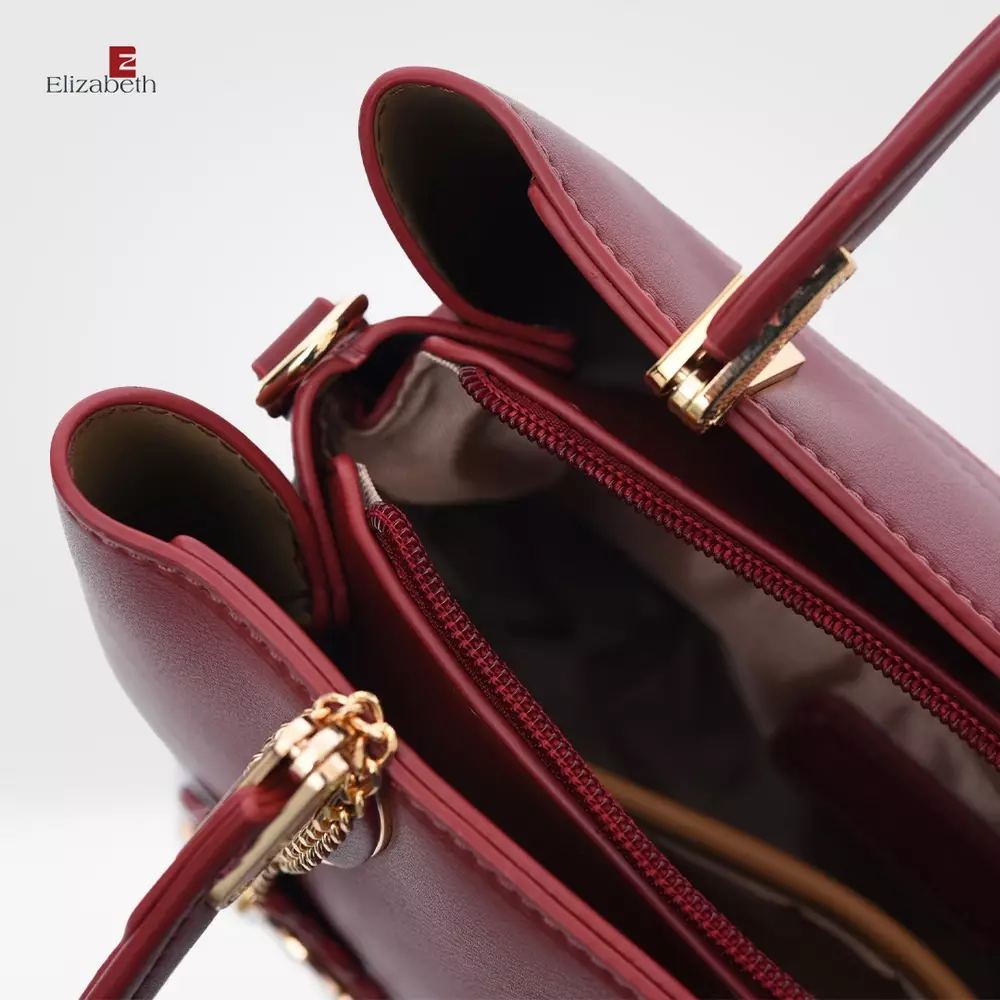 Tas Elizabeth Handbag 0706-1901 Maroon