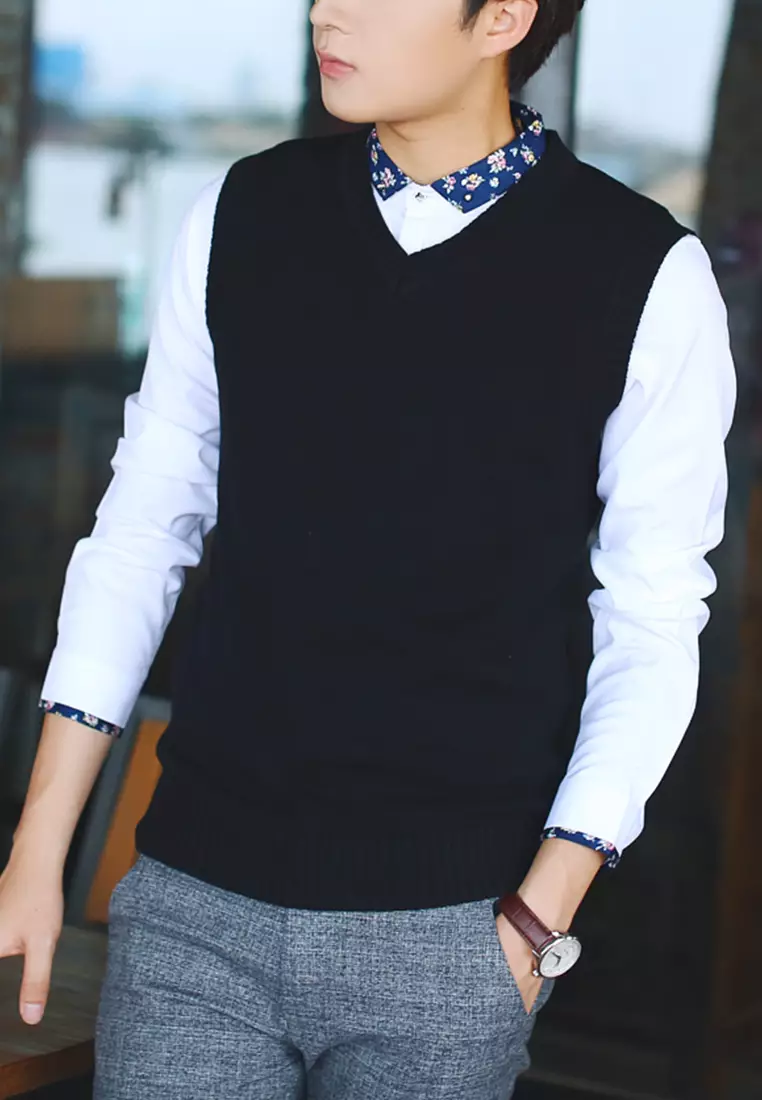 V-neck Casual Vest XH2019