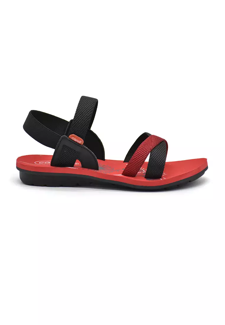 Carvil Sandal Anak Pinky-TWB Black/Red