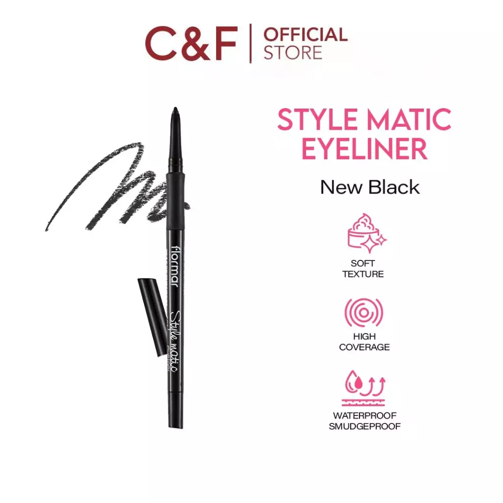 Flormar Style Matic Eyeliner - S02 New Black