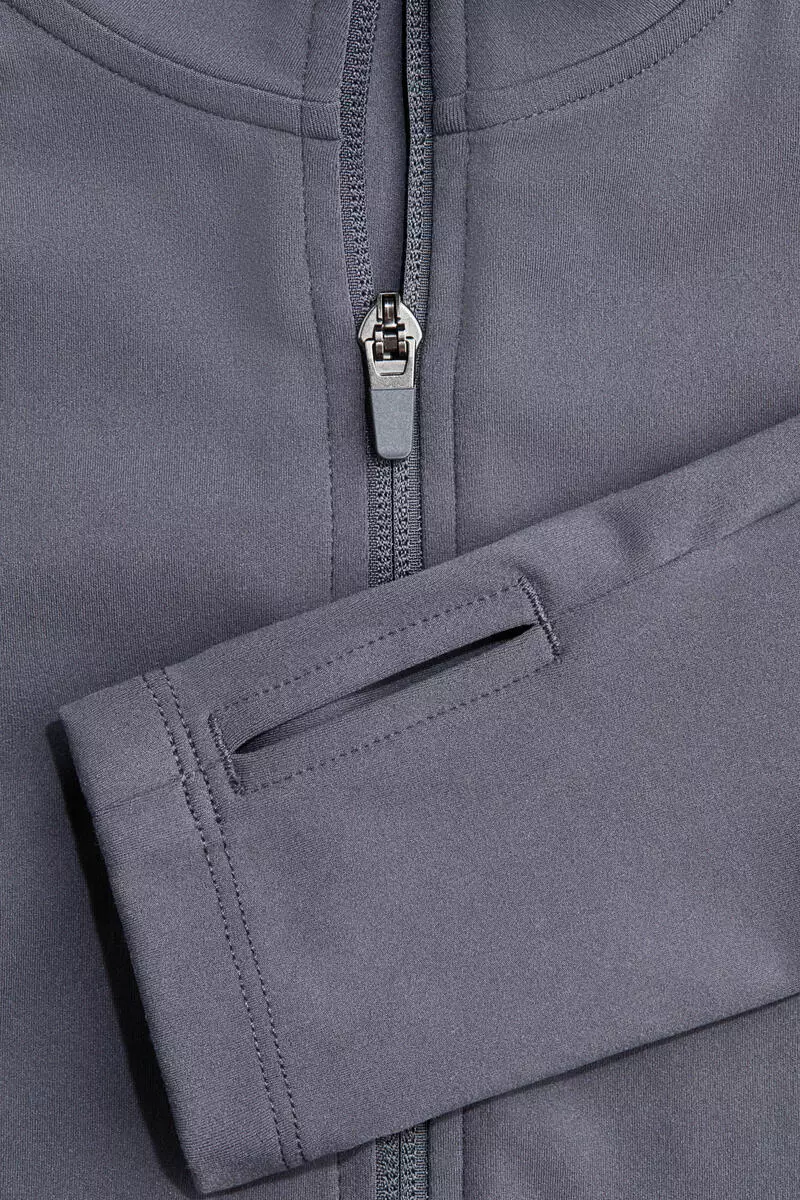 Zip-through sports jacket with SoftMove™