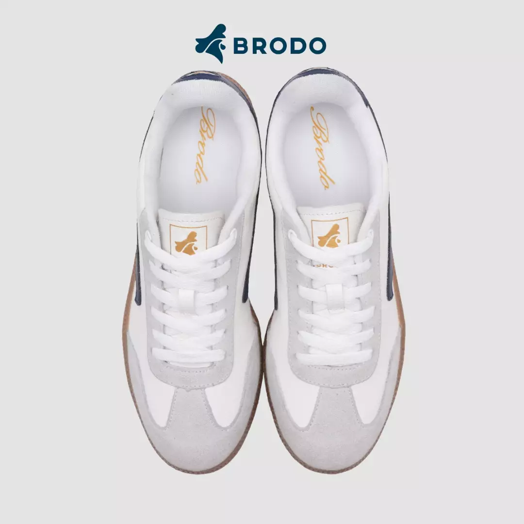 BRODO - Sneakers Ace Tango White Navy GS