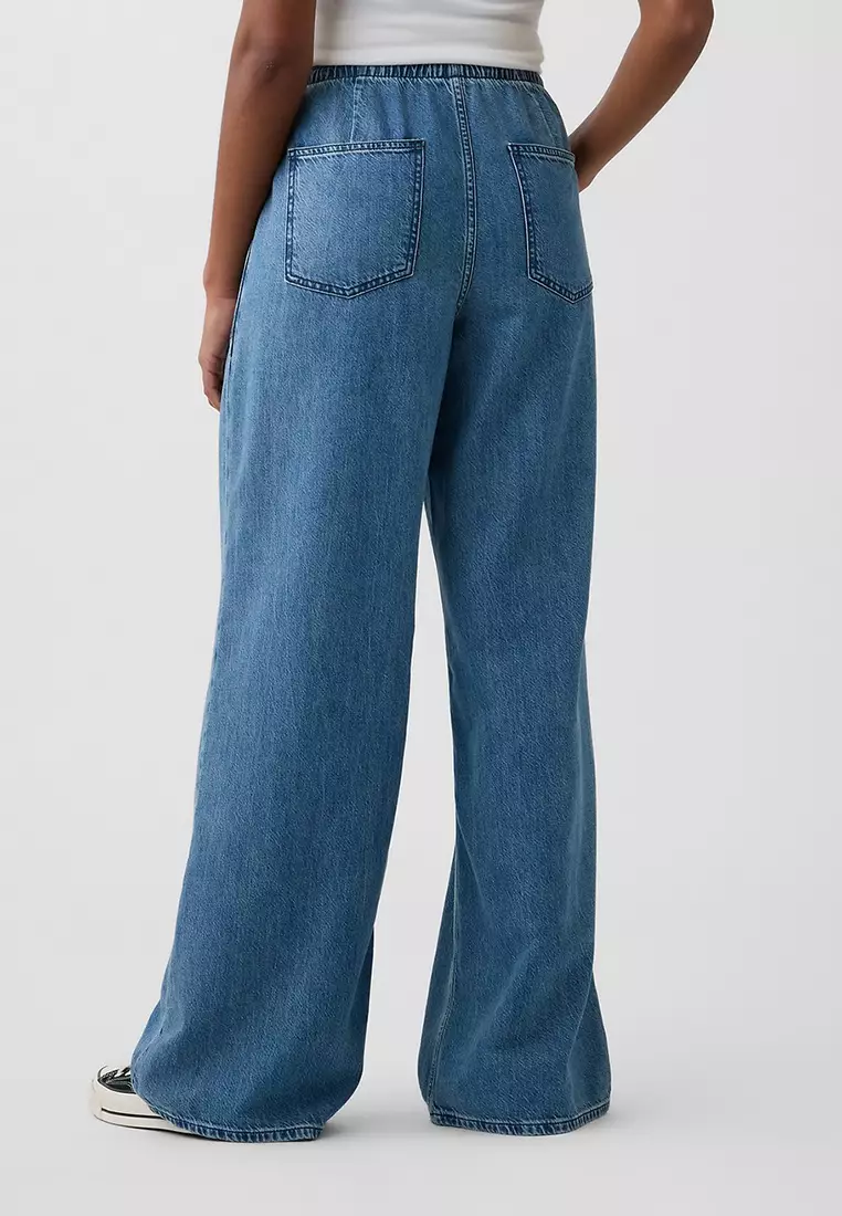 Super Light Wide-Legs Denim Pants