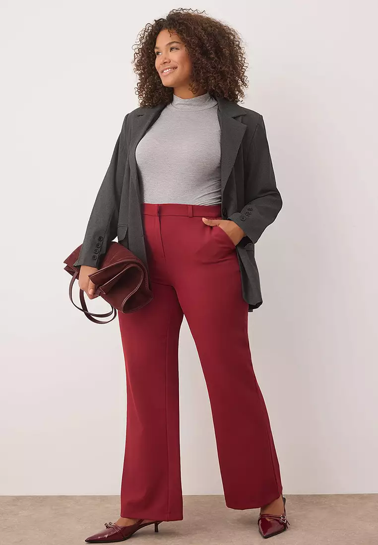 Plus Size Adjustable Waist Pants