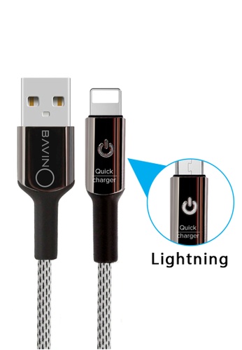 Buy Bavin Cb157 2 4a Alloy Quick Charging Data Nylon Braided Cable With Power Light Indicator For Lightning 2020 Online Zalora Philippines