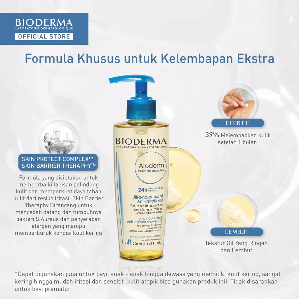 Bioderma Atoderm Cleansing Oil 200 ml