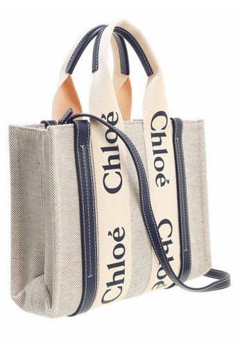 Spreekwoord betalen grote Oceaan Jual Chloé Chloe Small Woody Tote Bag in White & Blue Original Mei 2023|  ZALORA Indonesia ®