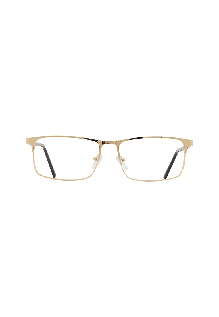 3035 Metal (C4-Gold) Anti-Radiation Computer Eyeglasses for Men/Women