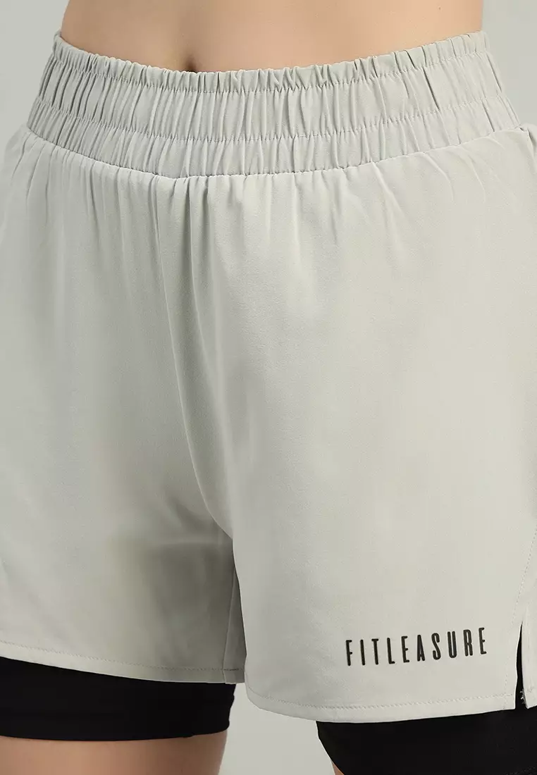 女式 DualFlex 二合一训练短裤