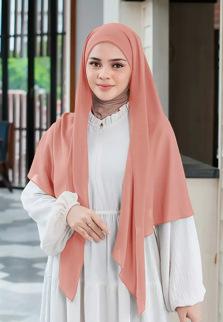 HIJAB INSTAN PAULA - PEACH
