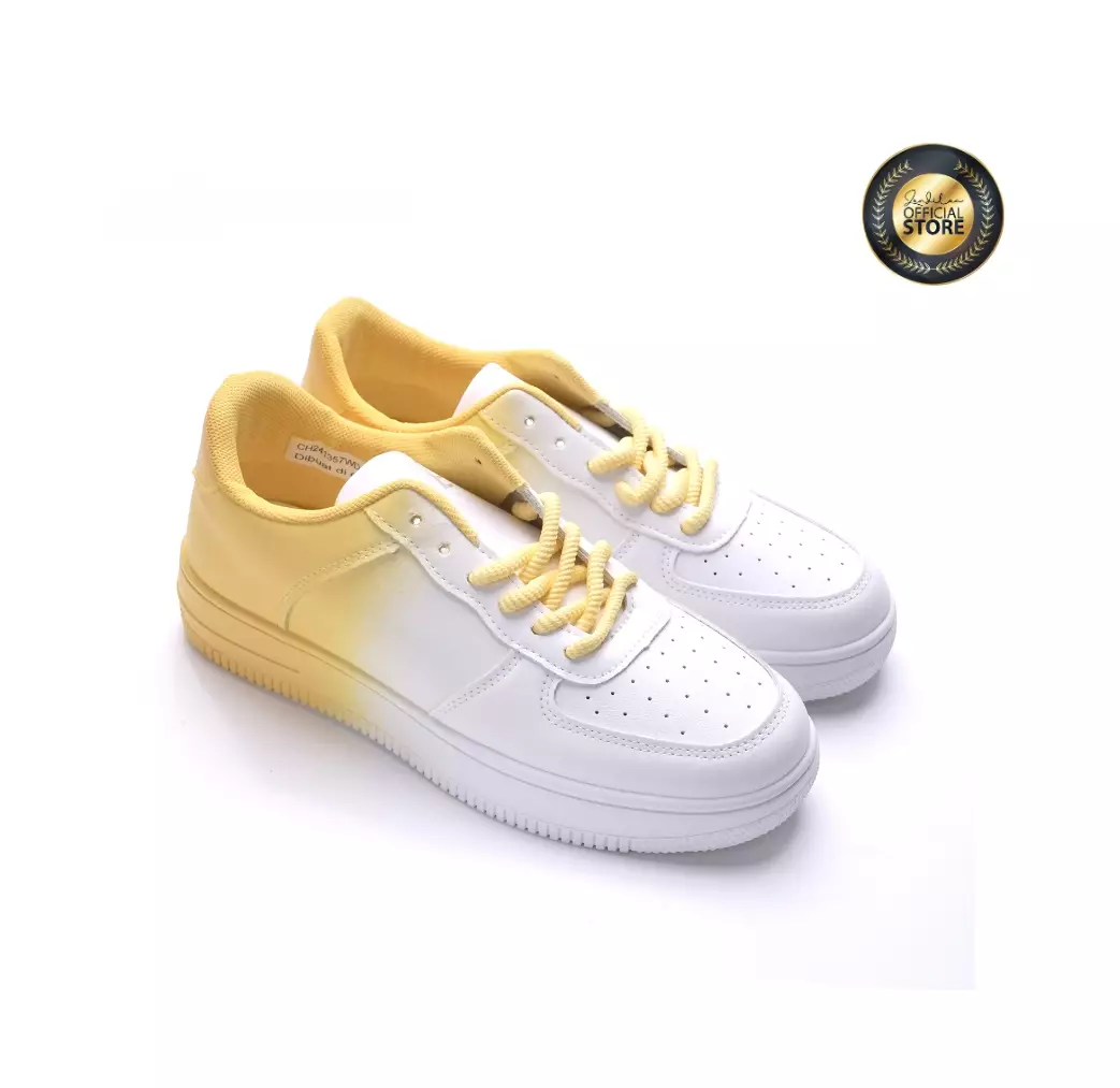 LEV By Zandilac - Sepatu Sneakers Wanita Dewasa CH241357WD - PUTIH/KUNING