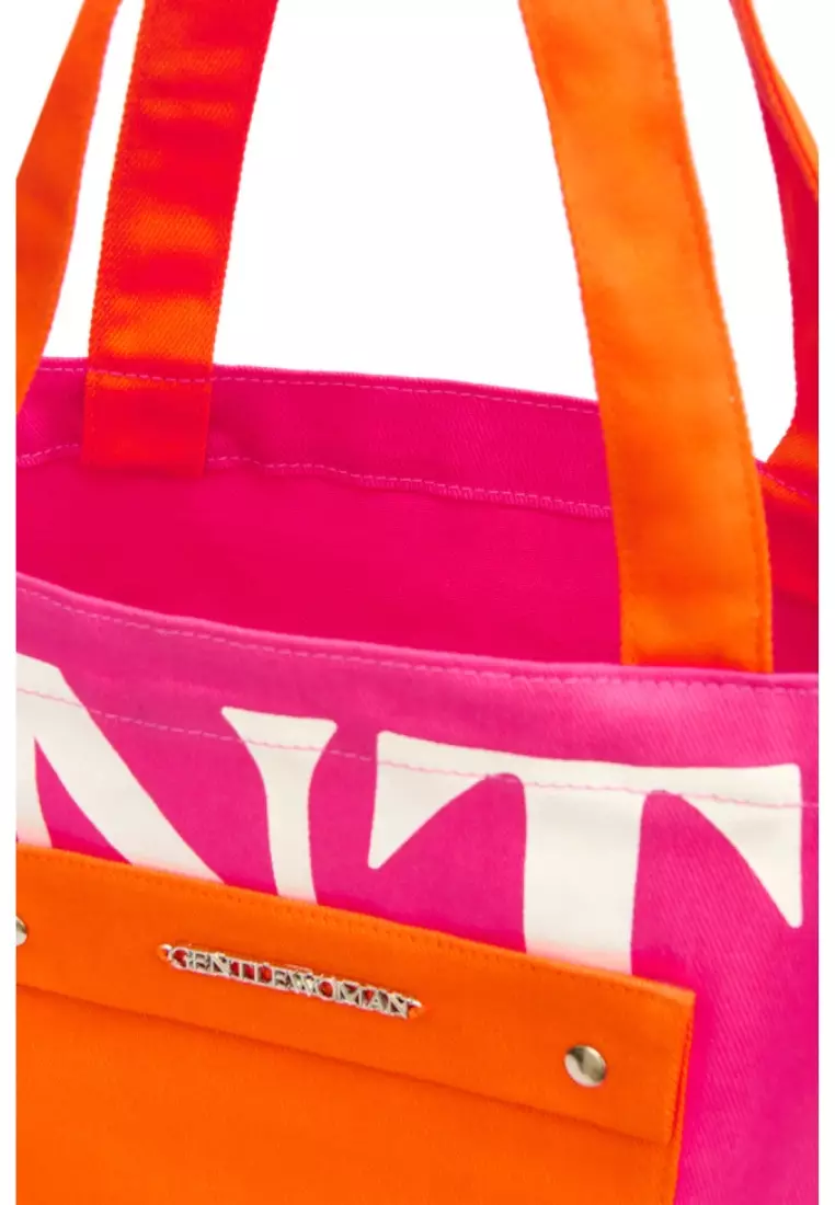 GW Painted Wall Tote Pink