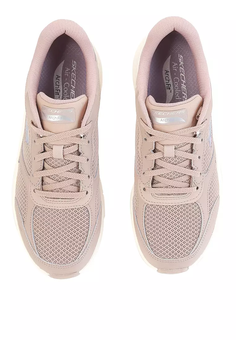 Pink Skechers Womens Arch Fit Slip-Ins Arch Fit Glide Step Women's