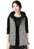 A-IN GIRLS black and white Fashionable Hooded Checkered Vest Cotton Jacket 9A724AAB766397GS_1