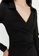 Trendyol black Shirt Collar Detailed Double Breasted Knitted Dress B990AAAAC93FAEGS_4