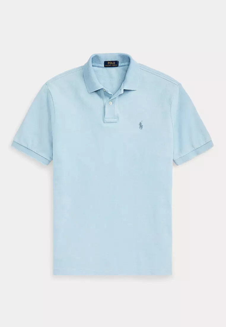 Custom Slim Fit Mesh Polo Shirt