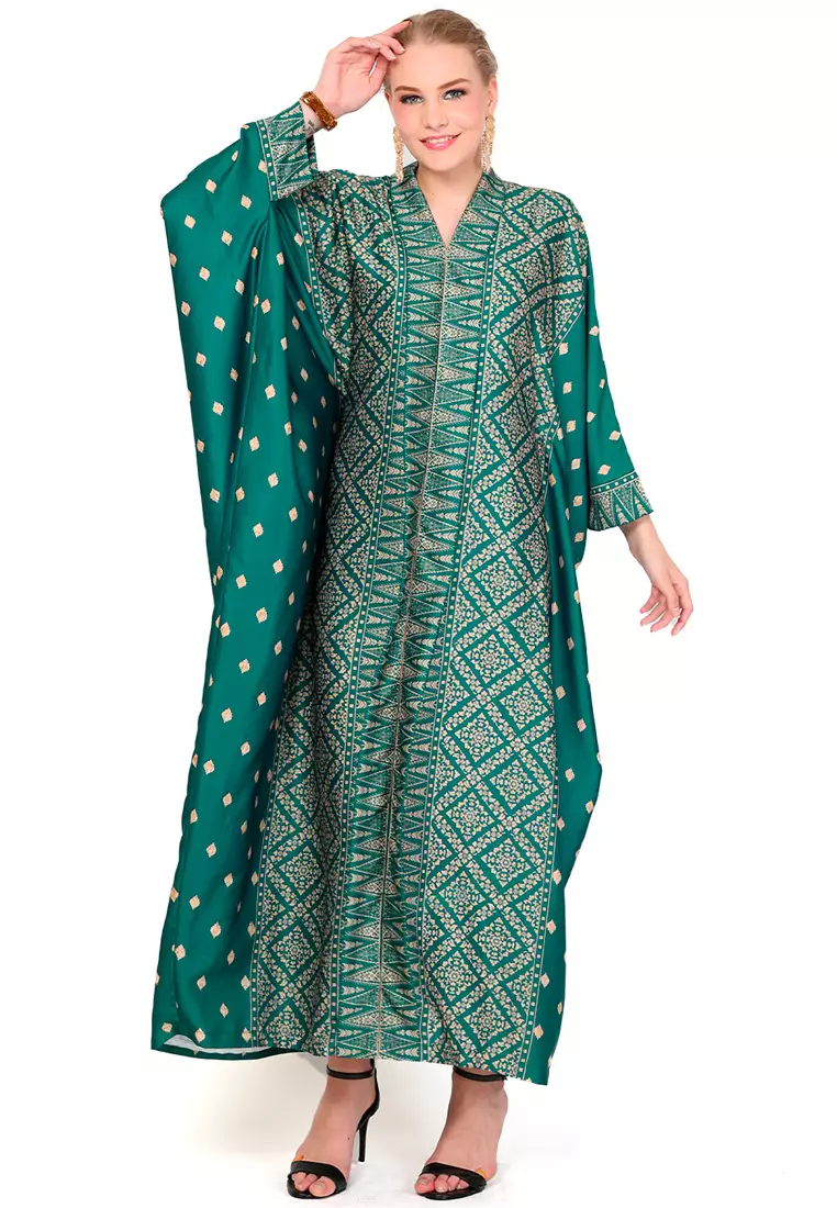 Kanzi Exclusive Long Sleeve Songket Kaftan