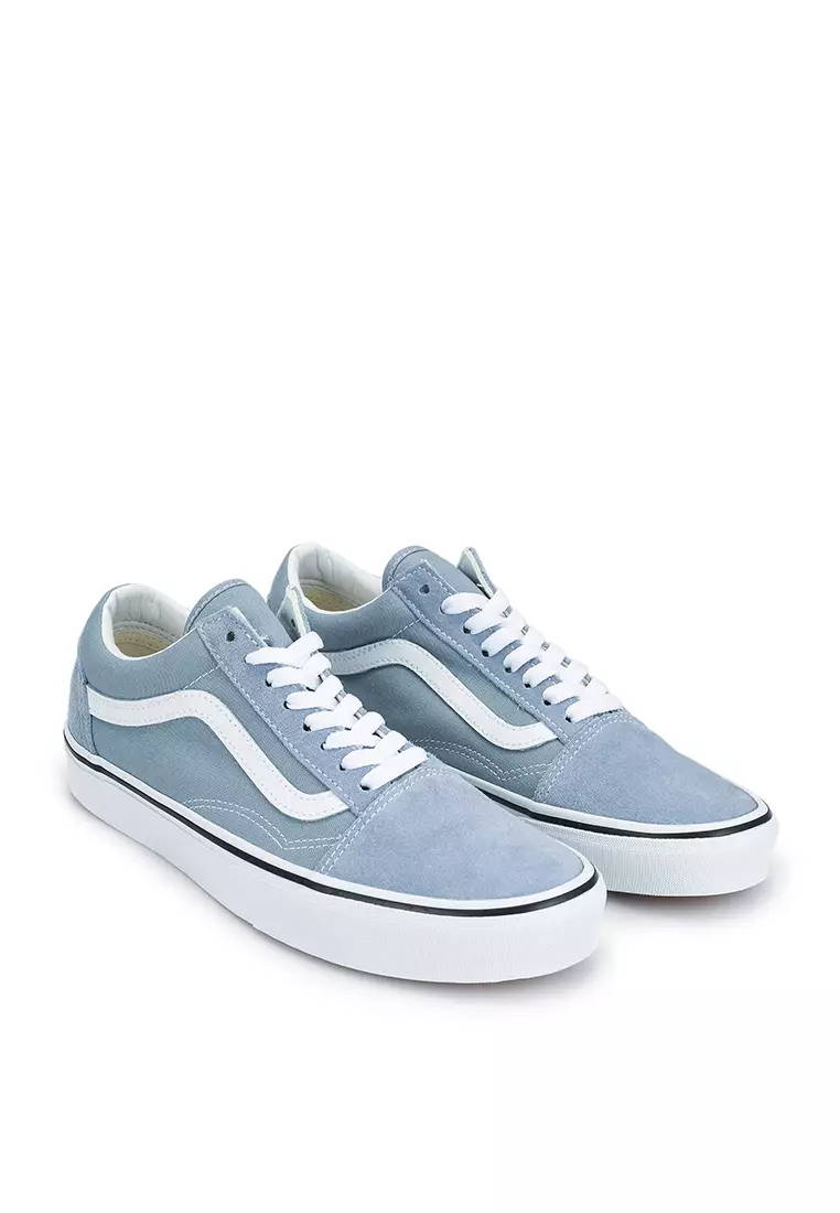 Light blue vans old hot sale skool