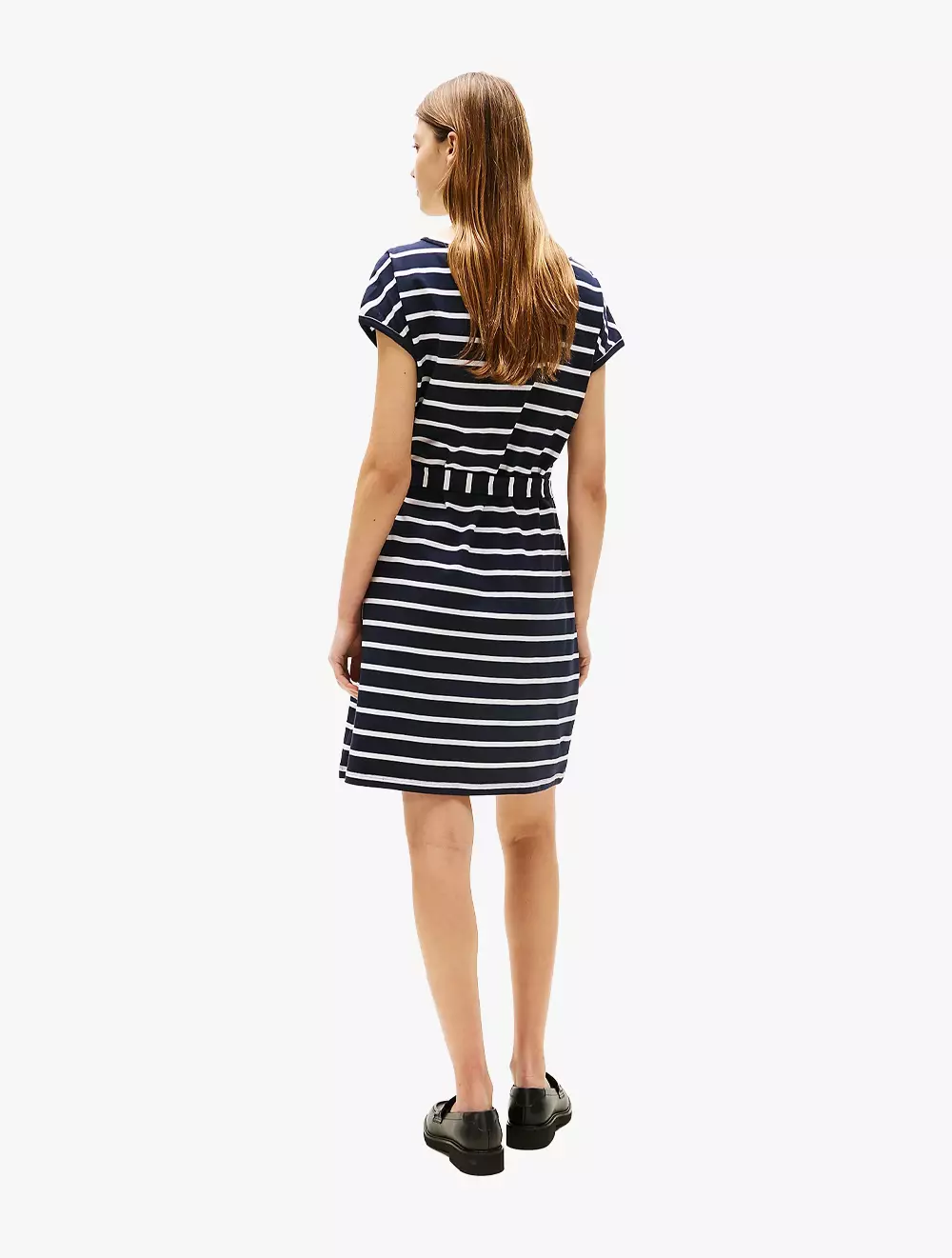 Tommy Hilfiger - W SS TSHIRT DRESS- STRIPE