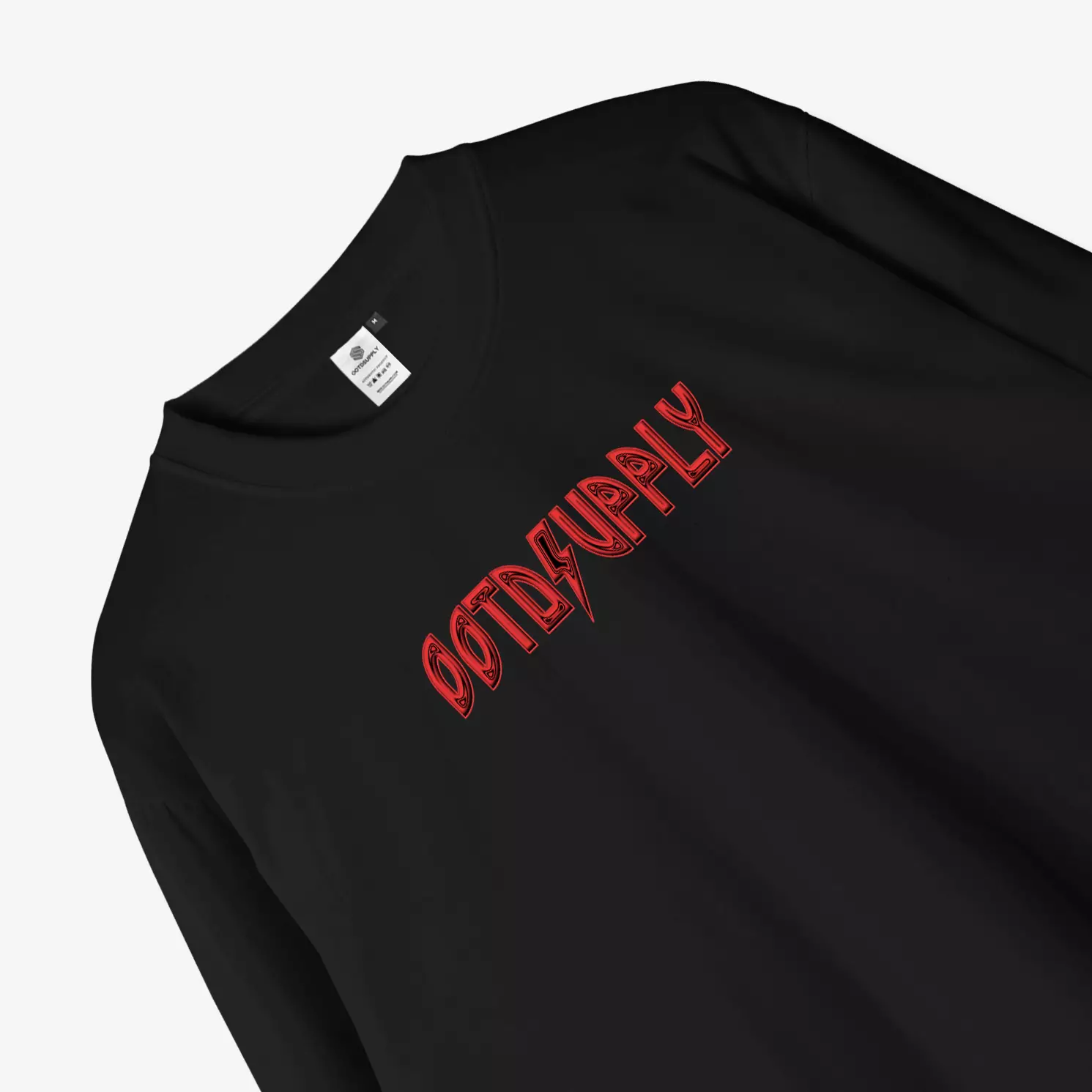 OOTDSUPPLY Longsleeve Legacy Black & White l Kaos Lengan Panjang Pria dan Wanita LS018