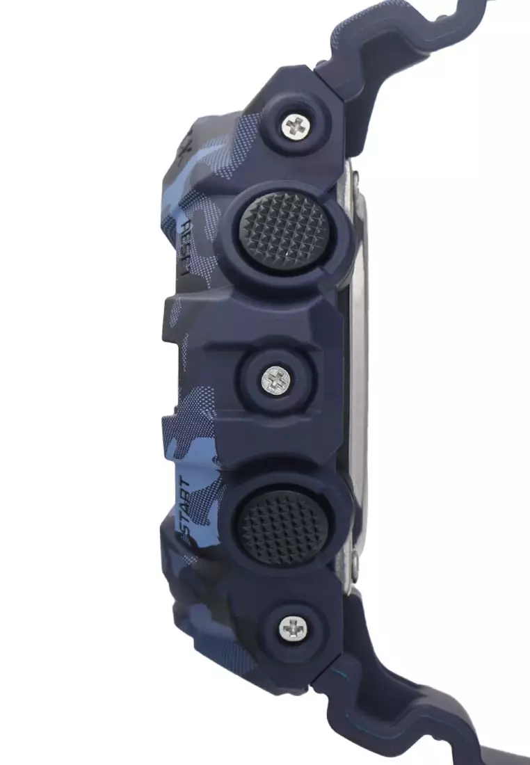 Casio G-SHOCK Jam Tangan Pria - Blue Army - Resin - GA-700CM-2ADR