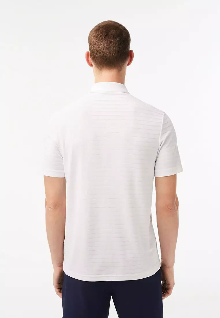 Buy Lacoste Men's Lacoste SPORT Textured Breathable Golf Polo Shirt