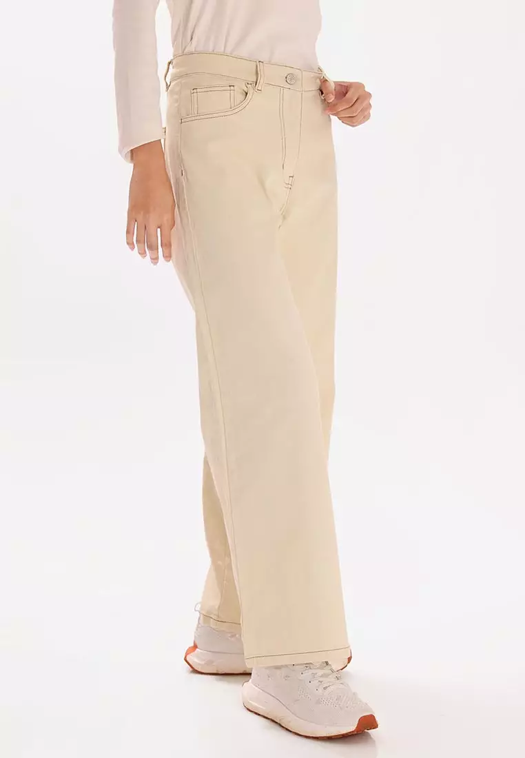 Ria Miranda Light Ivory Claris Pants